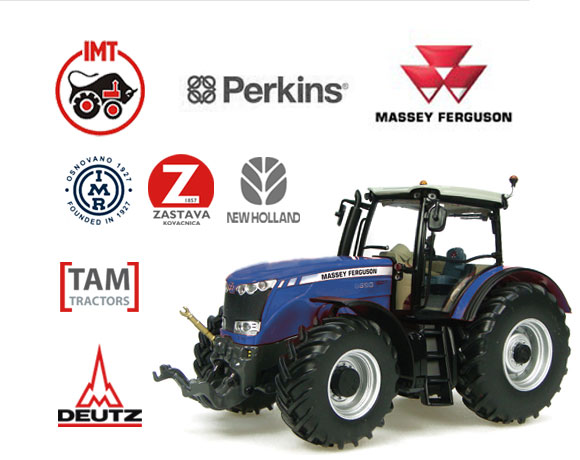 IMR, IMT, ZASTAVA, TAM, KHD, DEUTZ FAHR, NEW HOLLAND, MASSEY FERGUSON, PERKINS, UNIVERSAL TRACTORS Yedek Parçaları